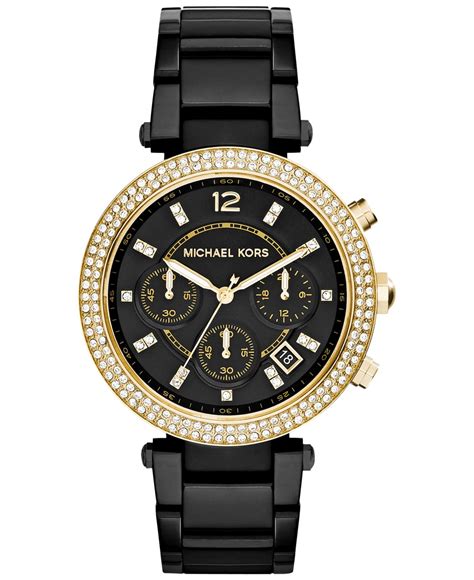 original michael kors watch|michael kors black watch ladies.